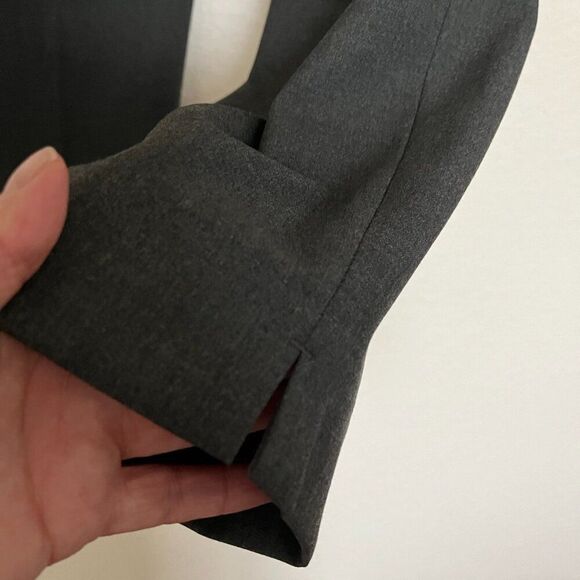 Banana Republic Factory Mid-Rise Gray Dress Pant Trouser, size 12 - Picture 13 of 13